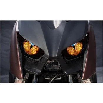 אופנוע אביזרים פנס הגנה מדבקת פנס מדבקה ימאהה Xmax 300 Xmax 250 2017 2018 D